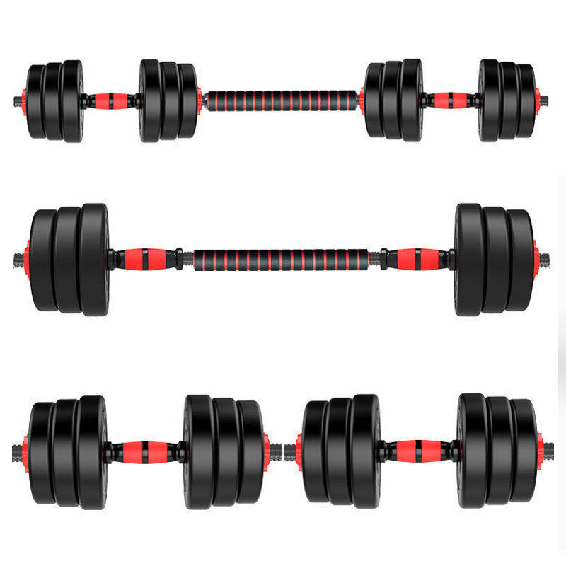 Adjustable And Removable Rubber-coated Cement For Household Fitness Dumbbells