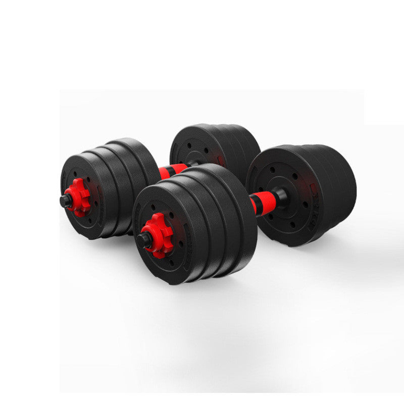 Adjustable And Removable Rubber-coated Cement For Household Fitness Dumbbells