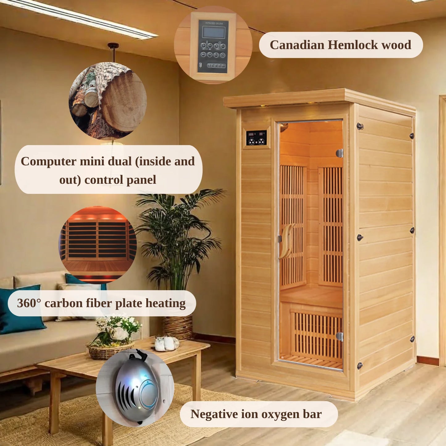 2 Year Warranty Home  Hemlock Sauna Room