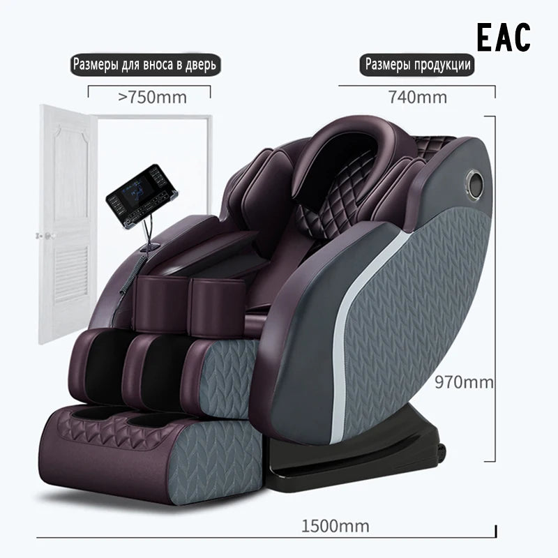 Bluetooth massage chair with fully electric heated massage