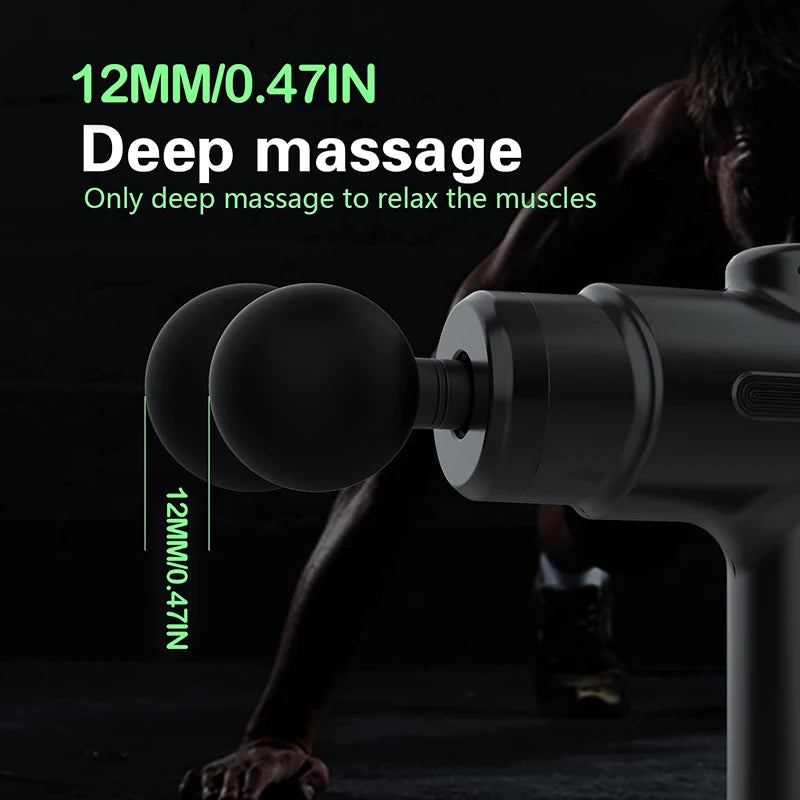 8 Heads Deep Tissue Massage Gun for Whole Body