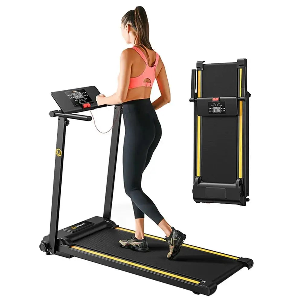 UREVO URTM006 Foldi mini Treadmill with 12 Built-in HIIT Programs