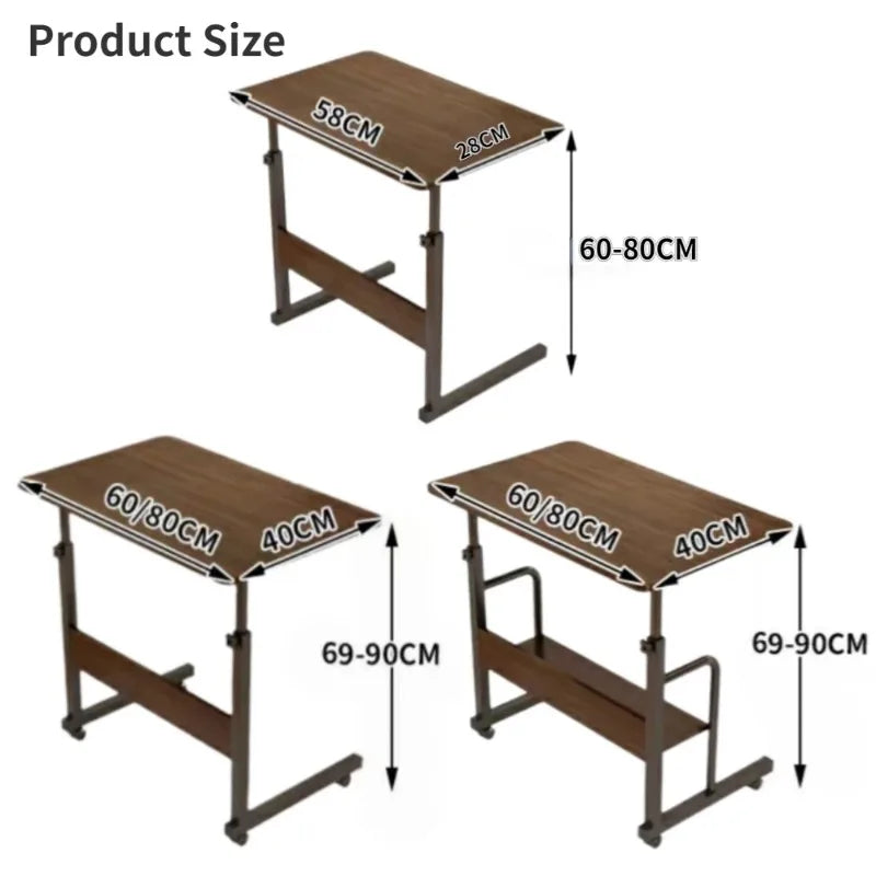 Movable Table Height Adjustable Standing Laptop Desks