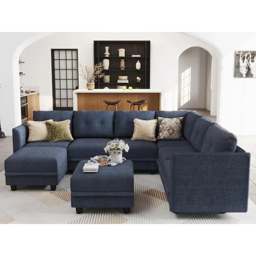 Modular Sectional Sofa with Storage Space with Reversible Chain