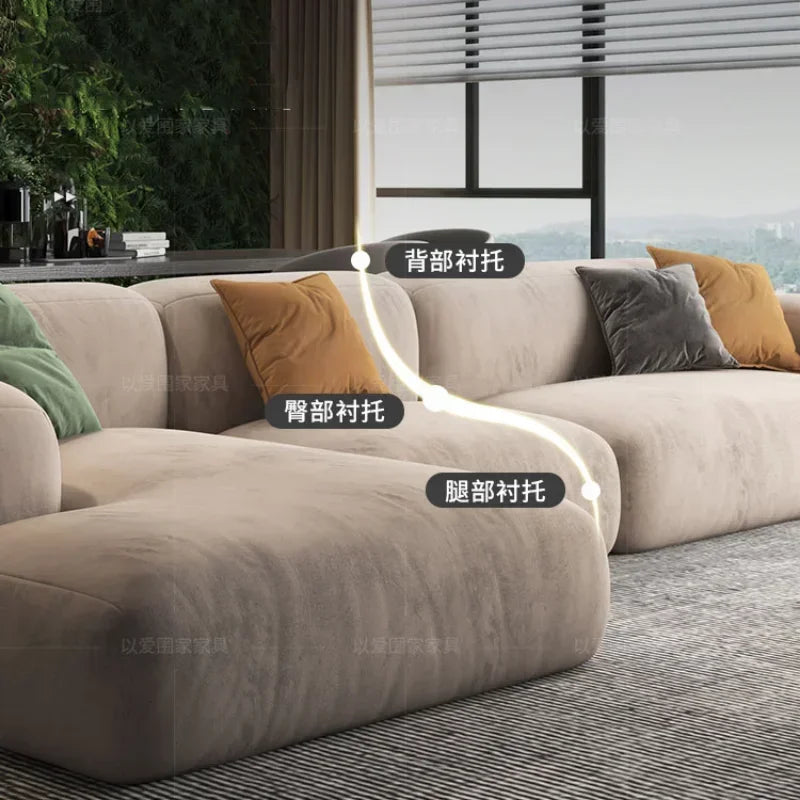 3 Seater Modern Living Room Sofa Bed Foam Xxl Couch