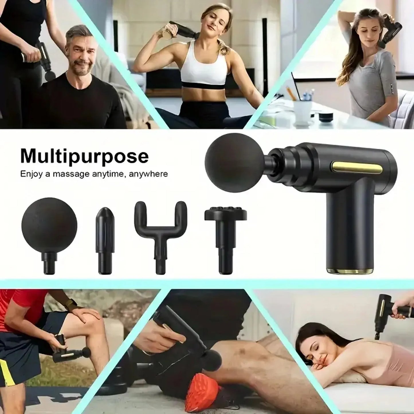 Compact Deep Tissue Massage Gun for body