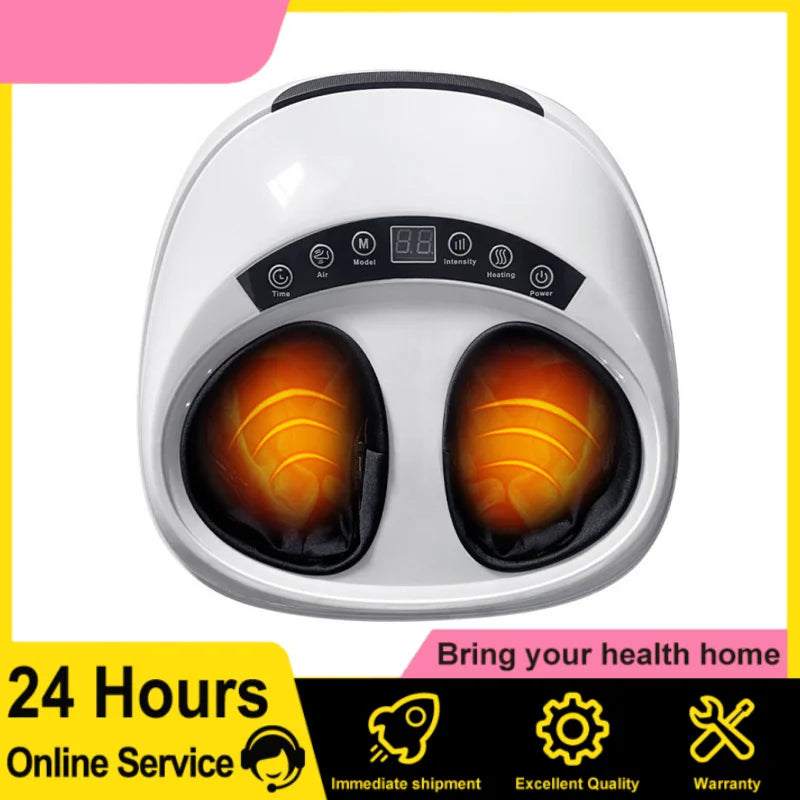 Jinkairui 220V Electric Antistress 3D Shiatsu Kneading Air Pressure Foot Massager