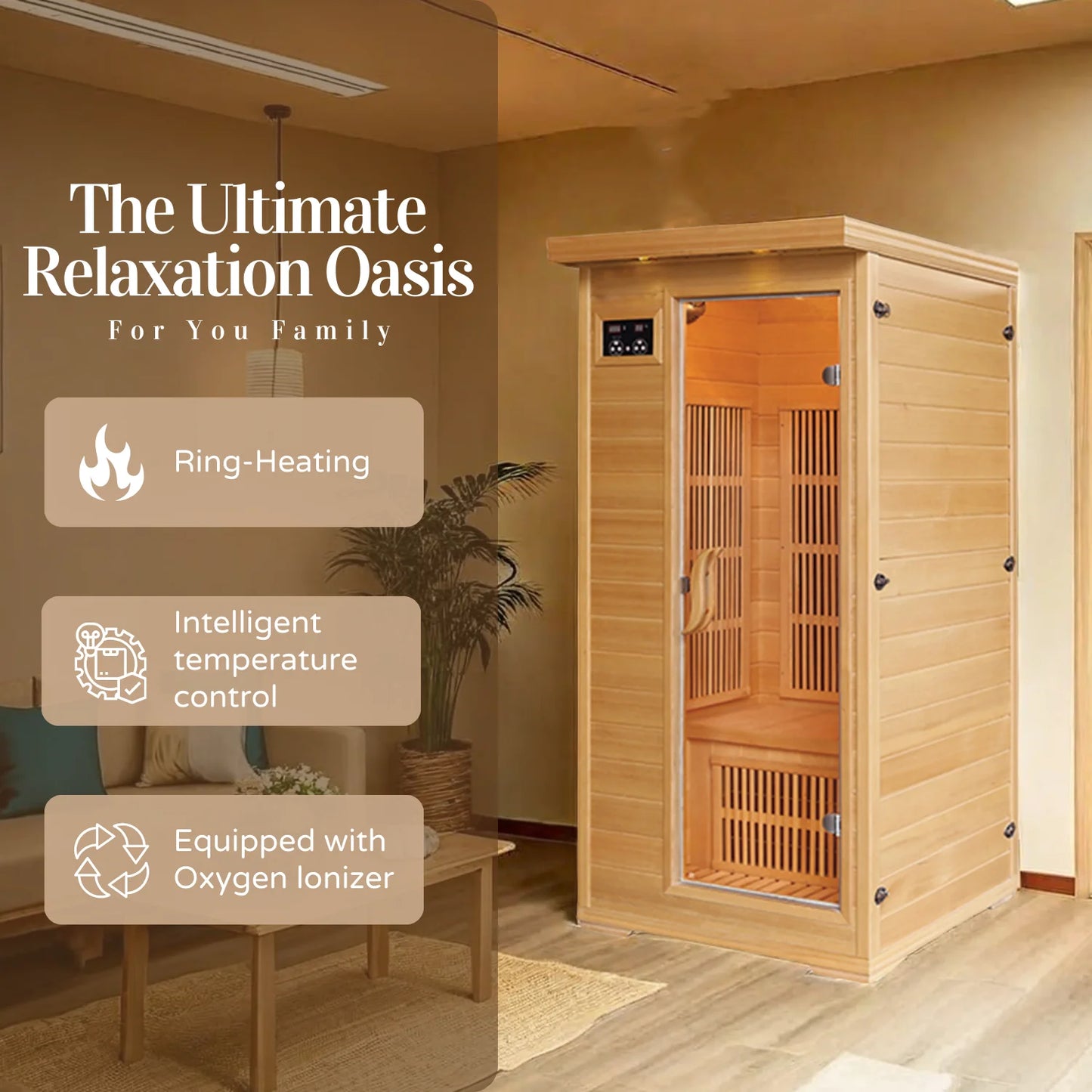 2 Year Warranty Home  Hemlock Sauna Room