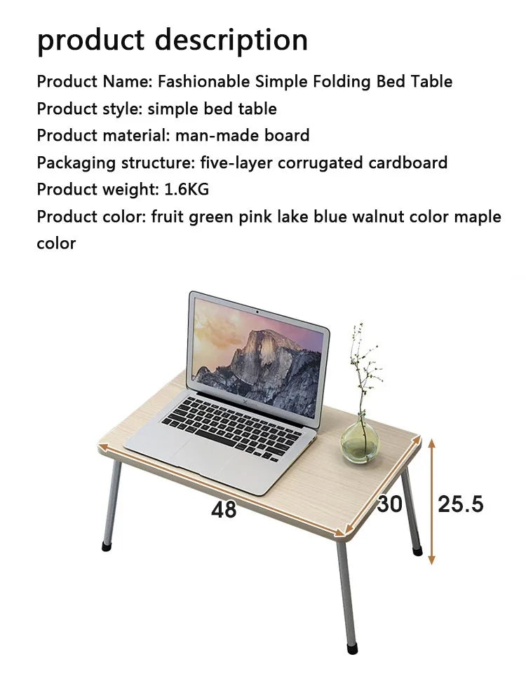 Folding Portable Laptop Desks Stand Holder