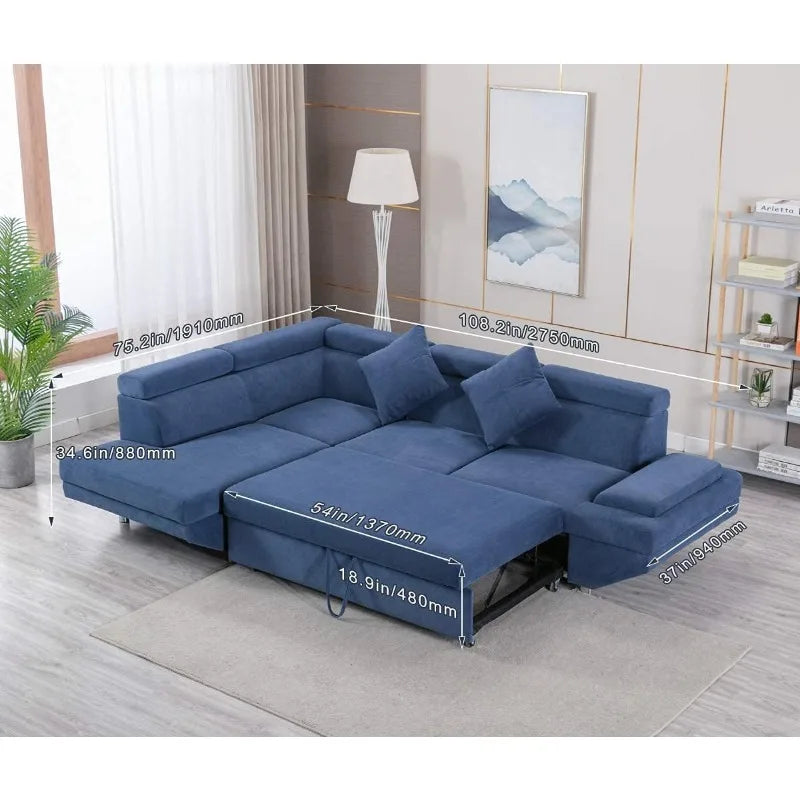 Sleeper Sofa Bed Sectional