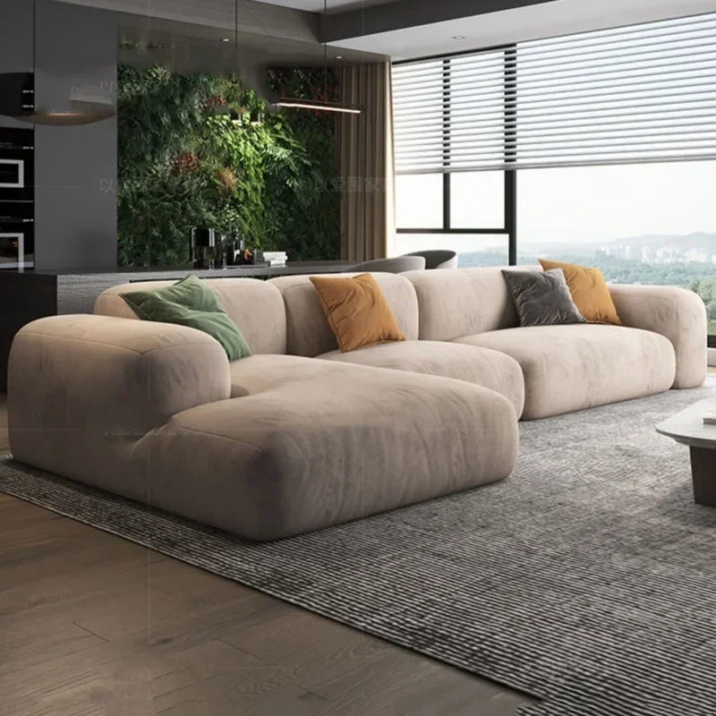 3 Seater Modern Living Room Sofa Bed Foam Xxl Couch