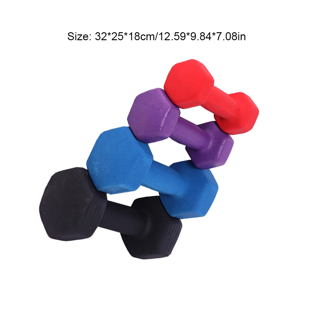 Dumbbell Hex Shape Anti-collision Fitness Equipment Water proof weights