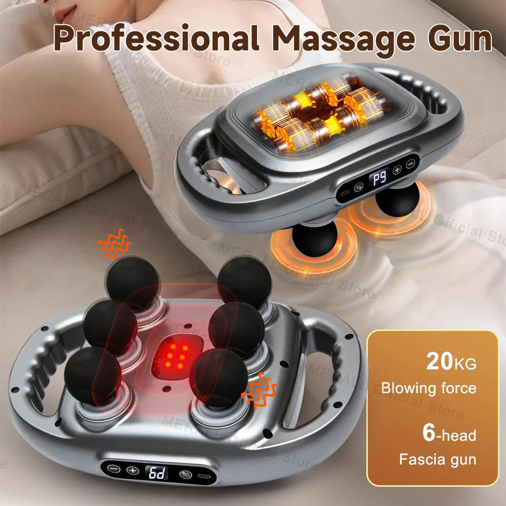 6 Head Electric Massage Gun