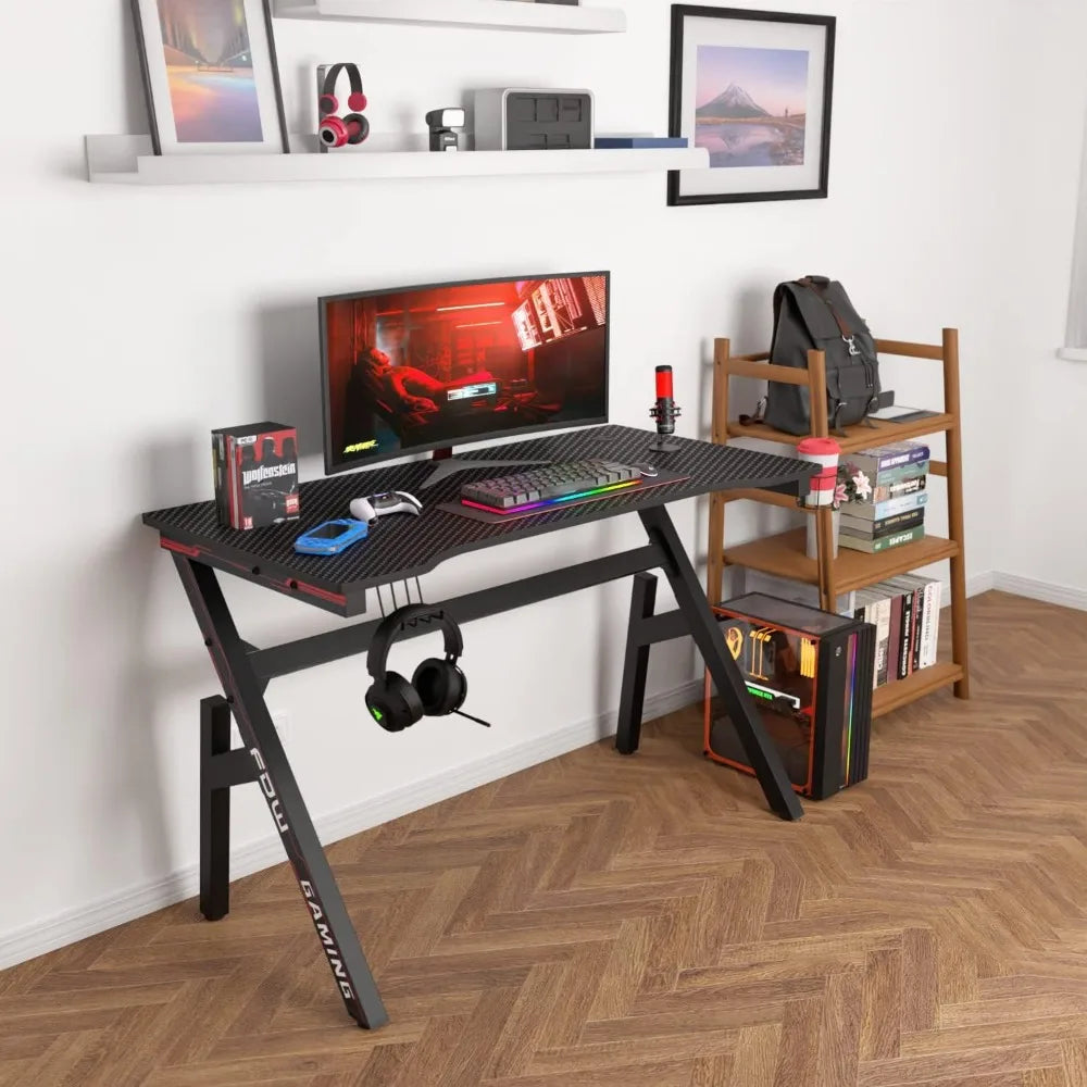 Gaming Desk Computer Desk 47 Inch Home Office Desk